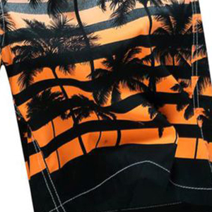Pantalones Cortos de Playa Casuales para Hombre, Diseño Sólido, Talla Grande, Tela de Lona de Poliéster/Nylon Transpirable, Cintura Media, Cierre de Botones, Bolsillos Laterales - Product Image 4