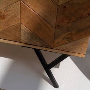 Vandana Pebble Arion Wooden <b>Sideboard</b> with Stripes for Stylish Modern Indoor & Outdoor Interiors - Product Image 4