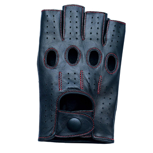 Gants de conduite en cuir pour hommes, prix bas, qualité supérieure, hiver, fabriqués au Pakistan, mode, coupe-vent, fausse fourrure, gants de conduite d'hiver pour hommes - Product Image 3