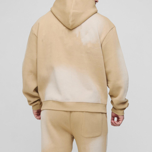 Custom Streetwear Patch Distressed Embroidered <b>Men</b> Tracksuits Slim Fit Cotton Patchwork <b>Pullover</b> <b>Men</b> Flare Tracksuits - Product Image 3