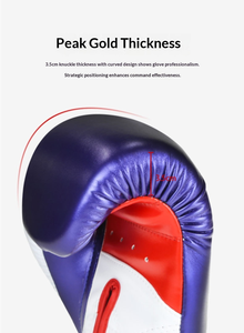 Gants de boxe en gros, nouveaux gants de boxe en cuir brillant épaissi en PU pour adultes et enfants, entraînement de boxe, protection des mains - Product Image 4
