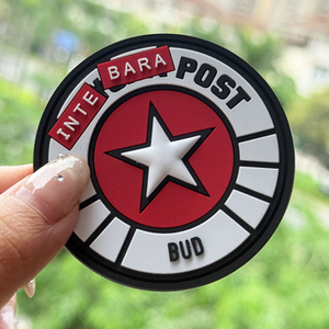 Embossed Badge <b>Patches</b> Custom Logo High Density 3D Raised Apparel Clothing OEM Supplier - Product Image 2
