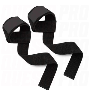 Fournisseur en gros de sangles de musculation, sangles de levage en coton durables avec poignée antidérapante et service d'étiquetage de marque personnalisé - Product Image 1