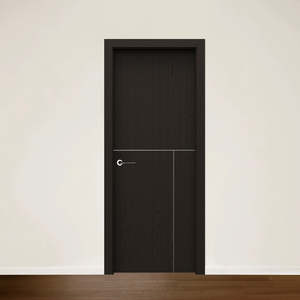 Puerta Interior de Madera de Ingeniería Premium para Baño, Hotel, Apartamento, Proyecto, Impermeable, Duradera, de Madera Sólida, Fácil Instalación, Venta al Por Mayor - Product Image 5