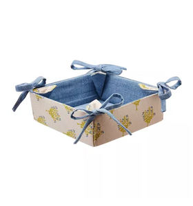 Cesta Redonda de Algodón Tejido, Plegable, Ecológica, con Diseño Vintage Personalizado, para Pan o Frutas, OEM/ODM, Superventas - Product Image 6