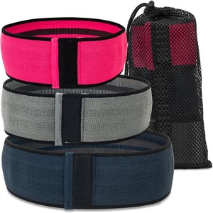 OEM Custom Logo Gym Exercise Yoga Band Fitness Exercise Sexy Booty Band Non <b>Slip</b> Hip Circle Fabric Resistance Bands Set 3 Pieces - Product Image 6
