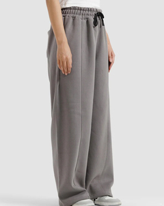 Pantalon de survêtement homme surdimensionné, coupe ample, coupe large, personnalisé, délavé à l'acide, 380 g/m², uni - Product Image 4