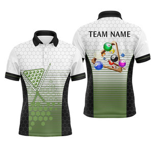 Camiseta de Billar Ligera de Manga Corta, Talla Grande, Transpirable, Uniforme Deportivo de Snooker, Proveedor de Personalización de Marca - Product Image 1