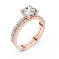 Bague de fiançailles en diamant de laboratoire certifié IGI, luxe, argent et or, couleur D, pureté VVS2, sur mesure, fabricant en gros, meilleur prix