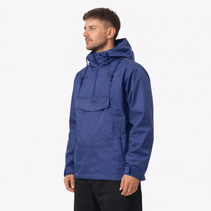 Custom <b>Men</b> <b>Jacket</b> Hooded <b>Pullover</b> Windbreaker Front Pocket Waterproof Lightweight Outdoor Streetwear Wholesale Supplier USA - Product Image 3