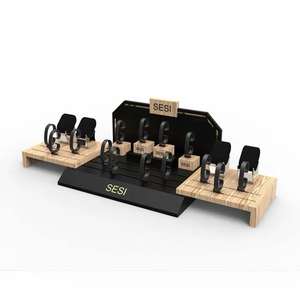 ที่ตั้งโชว์นาฬิกาอะคริลิคใสทันสมัยออกแบบมาสำหรับเคาน์เตอร์ค้าปลีกใช้สำหรับนาฬิกาและสมาร์ทวอทช์ - Product Image 1