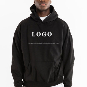 Sudadera con Capucha para Hombre, de Alta Calidad, 100% Algodón, Estampado Personalizado, Estilo Holgado, Corto, Estilo Francés, Ropa Urbana - Product Image 4