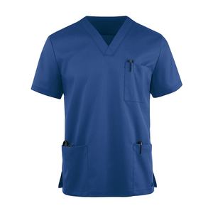 Conjuntos de Uniformes Médicos Cómodos para Hombre, Mezcla de Algodón Tejido, Uniformes de Enfermería, Ropa de Hospital, Duraderos, Transpirables, Venta al Por Mayor - Product Image 1