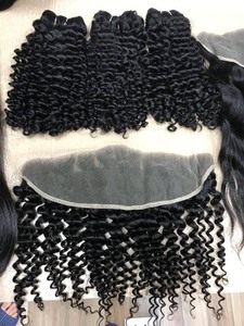 Extensions de Cheveux Humains Vierges Super Double Drawn Ondulés Bouclés 100% Naturels – Lot Prix de Gros - Product Image 3