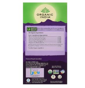 Organic India <b>Tulsi</b> Sweet Lemon <b>Tea</b> 25 <b>Tea</b> Bags and Organic India <b>Tulsi</b> Mulethi, 25 <b>Tea</b> Bags - Product Image 3