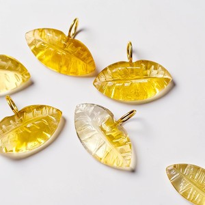 Colgante de Cristal Tallado en Forma de Labios de Citrino, con Pedrería, en Oro y Plata 925, para Fabricación de Joyería DIY, Collares y Pendientes - Product Image 3
