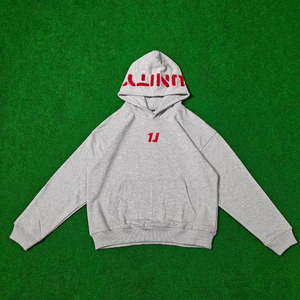 Ensemble de survêtement hiver pour homme en molleton bouclette avec logo brodé effet vieilli, comprenant un sweat à capuche et un pantalon de survêtement ample doublé - Product Image 1