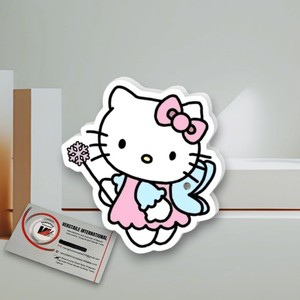 Nuevas Placas Magnéticas Personalizadas de Acrílico para Extensiones de Pestañas con Diseños de Hadas, Hello Kitty, Corazón, Cuadrado, Flor, Mariposa y Óvalo para Artistas - Product Image 1