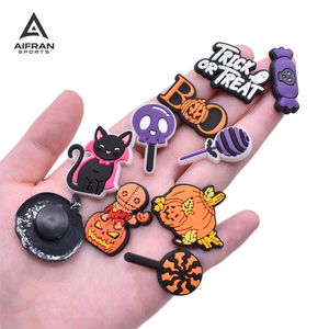 AIFRAN Nouveaux charms de chaussures en PVC sur le thème de l'horreur, décorations de boucles pour sabots d'Halloween, cadeaux pour enfants, charms pour sabots de fête - Product Image 5