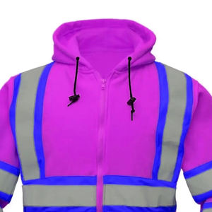 Sudadera con Capucha de Seguridad Térmica de Poliéster Impermeable y Antiestática |   Ropa de Trabajo de Invierno de Alta Visibilidad Reflectante para Hombre, Tallas Grandes - Product Image 5