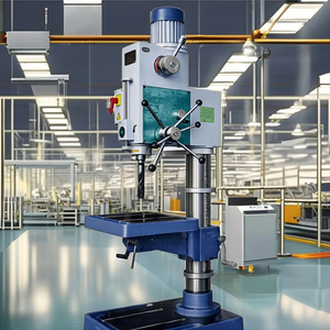 Taladro de Banco de Alta Resistencia de 50 mm con Alimentación Automática y Engranajes, Motor de Alta Precisión de 0.5kW 110-240V para Uso Industrial MODELO STRD-4 - Product Image 4