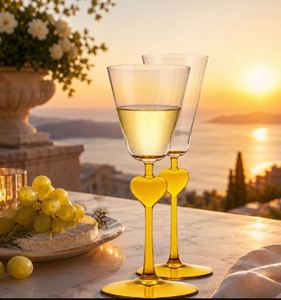 Verre à vin en borosilicate réutilisable de qualité supérieure, utilisation quotidienne, entretien facile, prix promotionnel, par le fournisseur. - Product Image 1