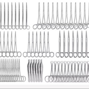Veterinary Surgical Set 72 Pcs Spay Neuter Instrument Kit Manual German Stainless Steel CE Certified - Product Image 1