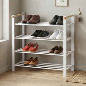 <b>Shoe</b> Rack Modern Design Home <b>Storage</b> Furniture DIY Household Organizer Ebay Shelf from Taiwan Wholesale Quality White Metal Iron - Product Image 1