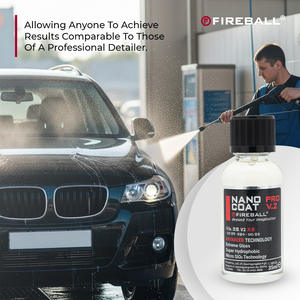Fireball Nano Coat V2, Revestimiento Cerámico Avanzado, Tecnología Superhidrofóbica (35 ml), 1 Año de Garantía, Acabado de Alto Brillo - Product Image 3