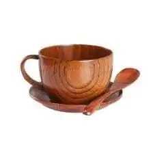 Taza de Té y Café de Madera Clásica Hecha a Mano, a Prueba de Fugas, Duradera, Ecológica, Regalo Empresarial, Venta al Por Mayor - Product Image 5