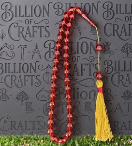 Handmade <b>Resin</b> Tasbih 33 Beads Misbaha Prayer Beads Islamic Rosary Muslim Dhikr Zikr Religious Gift - Product Image 5