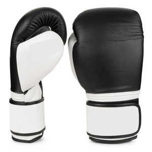 Gants de boxe d'entraînement professionnels en cuir véritable, respirants et confortables, pour arts martiaux et kickboxing - Product Image 1