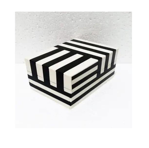 Caja de pañuelos moderna hecha a mano con incrustaciones de resina, duradera y de excelente calidad por blossom craft india - Product Image 6