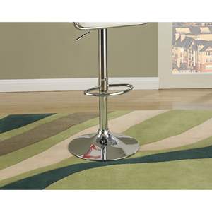 Set di 2 sgabelli da bancone in ecopelle bianco altezza da Bar regolabile da cucina isola bracciolo sedie da banco altezza braccioli - Product Image 5