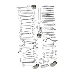 Kit de laparotomie manuel de base, instruments chirurgicaux, équipement de chirurgie abdominale, acier inoxydable de qualité médicale par Grip Surgical - Product Image 2