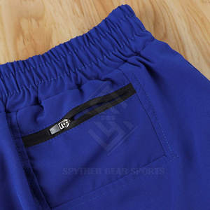 New Style Custom Made Men's Solid Casual <b>Mid</b> Waist Breathable Eco-Friendly Fleece Shorts Customized Color & Logo Made Pakistan - Product Image 4