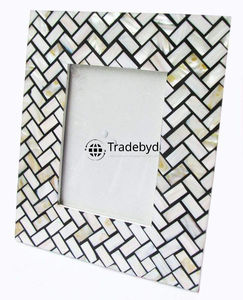Marco de Fotos Vintage Creativo con Incrustaciones de Concha y Madreperla, Acabado Brillante Hecho a Mano, Calidad Premium, Decoración Ligera, Tradebyd - Product Image 5