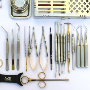 Kit PRF dentaire de qualité supérieure, ensemble de micro-chirurgie orale, porte-aiguille chirurgical, instruments d'implantation, acier inoxydable allemand, certifié CE ISO - Product Image 2