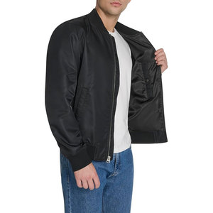 Premium Mens Flight Satin Unfilled MA 1 Bomber <b>Jacket</b> <b>Lightweight</b> Classic Style Streetwear Outerwear Durable Smooth - Product Image 6