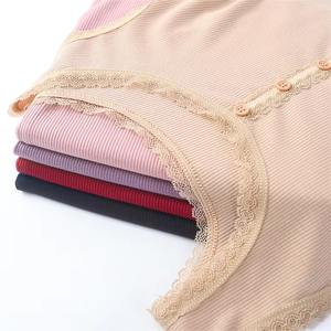 เสื้อผ้าชายหาดสำหรับผู้หญิง คุณภาพสูง สีพื้น ระบายอากาศได้ดี กันยับ สายเดี่ยวติดกระดุม เนื้อผ้านุ่ม ยืดหยุ่น ใส่เป็นเสื้อซับในได้ ดีไซน์แขนกุด เซ็กซี่ - Product Image 6