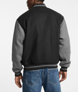 Vestes de sport de haute qualité, style Letterman, corps en laine, manches en cuir véritable, vêtements d'hiver, veste élégante et stylée pour hommes - Product Image 5