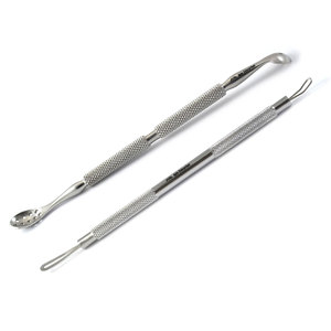 Juego de 2 Herramientas Profesionales para Extraer Puntos Negros, Espinillas, Acné y Imperfecciones, Extractor de Comedones para el Cuidado Facial - Product Image 1
