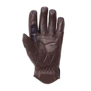 Gants de moto en cuir pleine fleur de qualité supérieure, antidérapants, compatibles écran tactile, imperméables, avec protection en fibre de carbone - Product Image 4