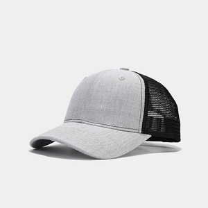 Unisex Custom High Quality Trucker Hat Fashion Style Outdoor Recreation-Sunshade <b>Sunscreen</b> Made Denim Corduroy Mesh Polyester - Product Image 4