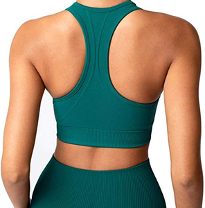 Women's Workout Outfit 2 Piece Set High Waist Seamless Yoga Leggings with <b>Padded</b> Sports Bra Gym Clothes Set Workout Sets - Product Image 6