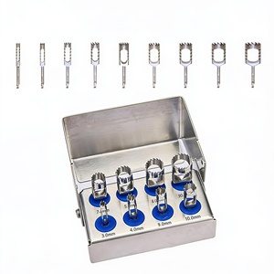 Kit de trephines à disque pour scie dentaire, Classe I, manuel, pour la chirurgie implantaire, la coupe osseuse, ensemble d'instruments chirurgicaux pour implants dentaires - Product Image 4