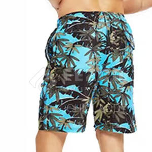 Shorts de bain sportifs confortables et à séchage rapide pour hommes, avec taille élastique et poches latérales - Product Image 2