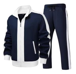 Sweat à capuche en coton pur de haute qualité brodé avec des lettres, design automne-hiver, costume de sport décontracté pour homme - Product Image 3