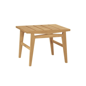 Table de repas carrée en teck pour l'extérieur - Design moderne, résistant à l'eau, écologique et durable pour jardin, patio et usage intensif - Product Image 1