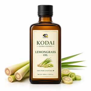 Aceite Esencial de Limoncillo de Tamil Nadu 100% Puro y Natural de Primera Calidad, Destilado al Vapor, para Aromaterapia y Cuidado Facial, Kodai Global Export - Product Image 1